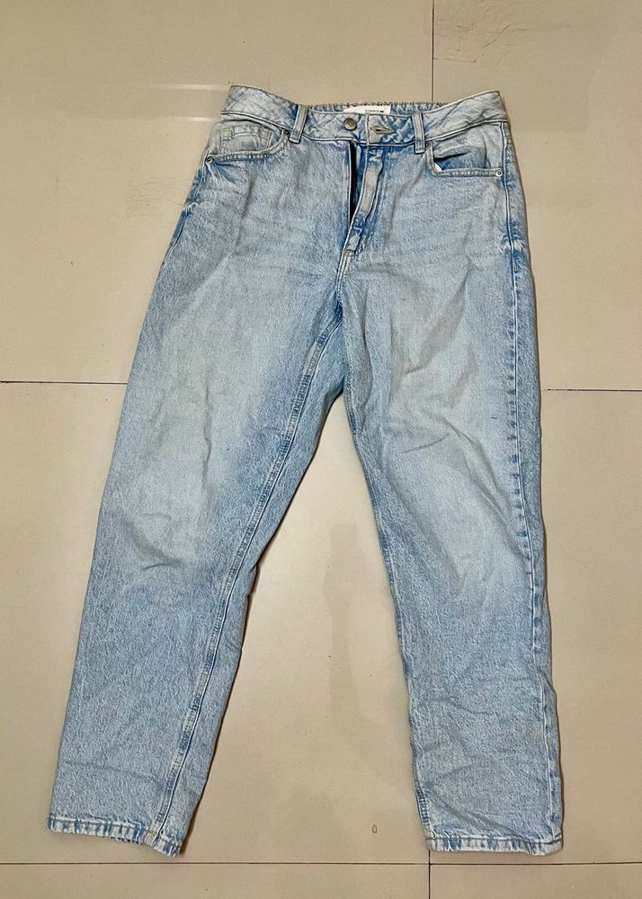 Women&#39;s Mom Fit Blue Jeans