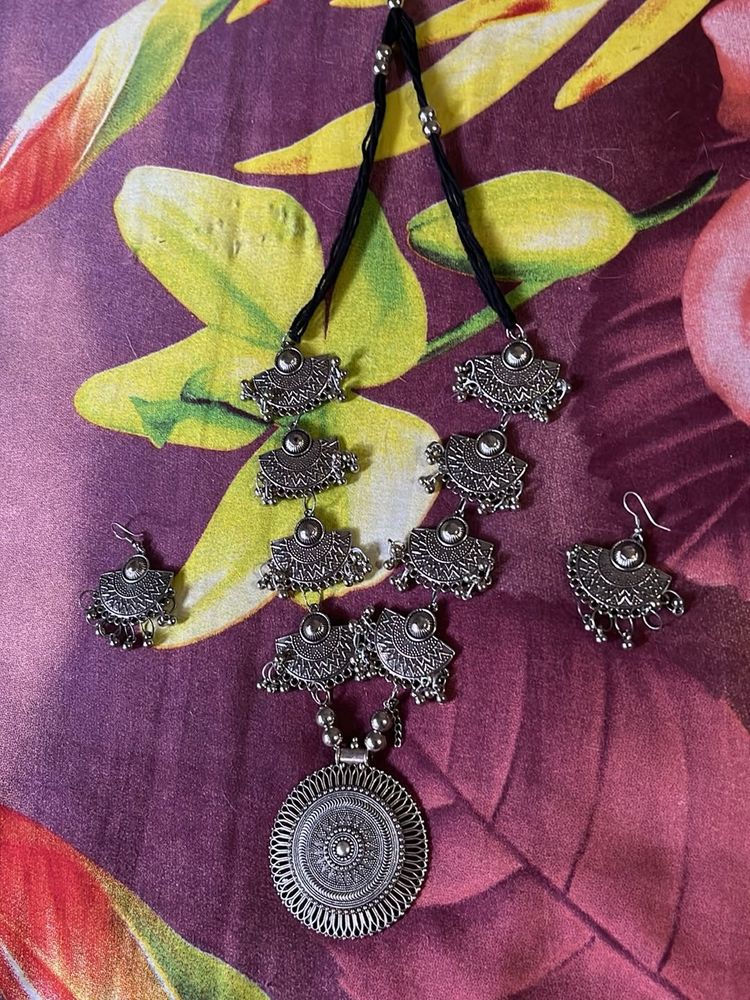 Oxidised Jewellery Set