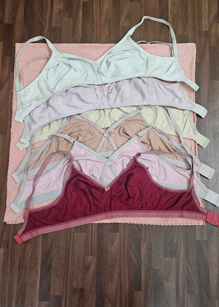 Set of 6 Comfortable Everyday Bras