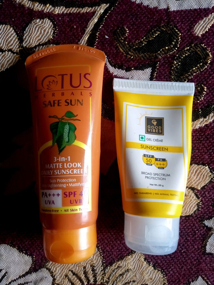 Sunscreen ( Lotus + Good Vibes )