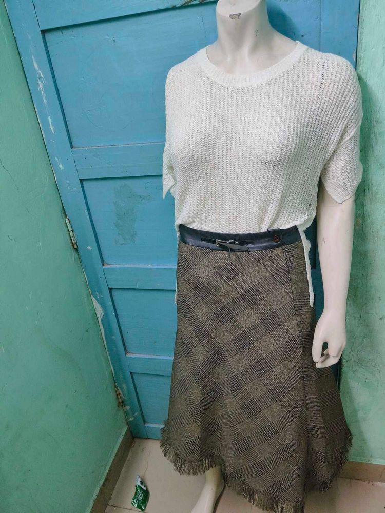 High Low Knitted Top