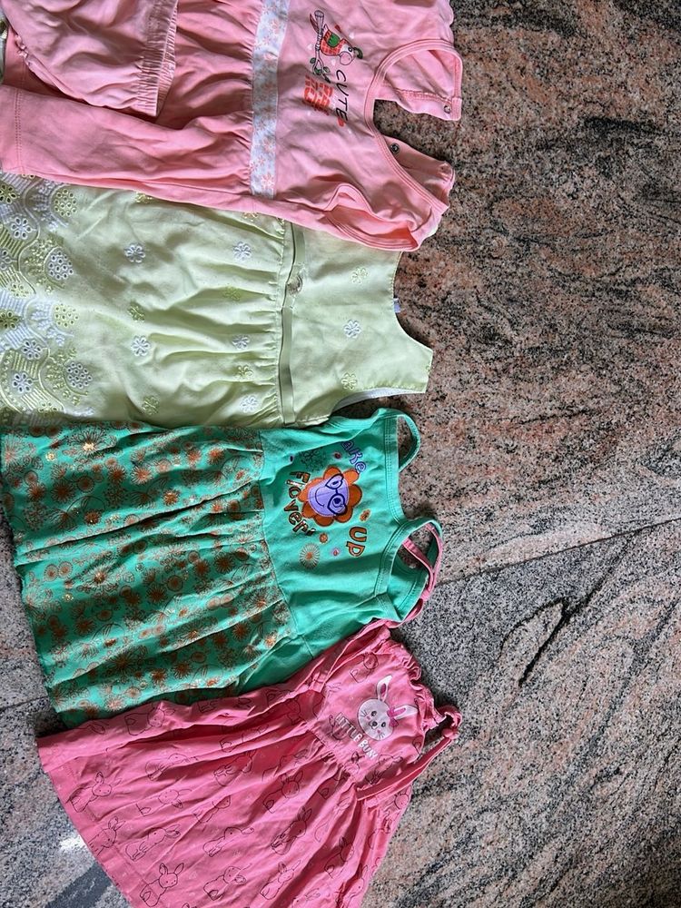 Combo Of Four Frocks