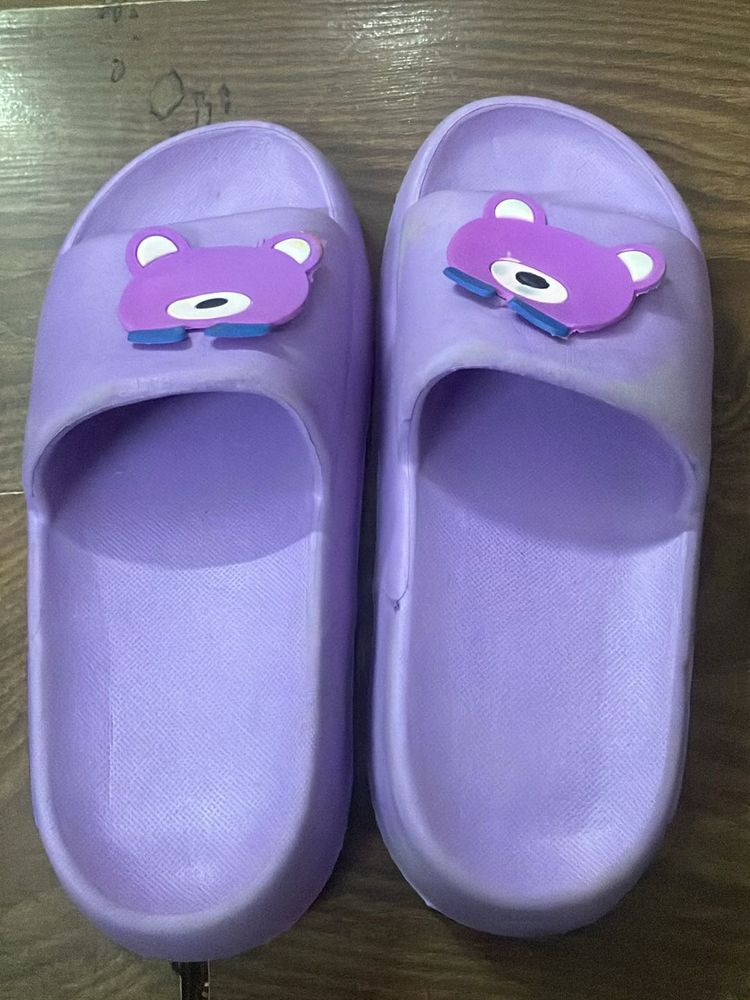 Cute Purple Bear Slides