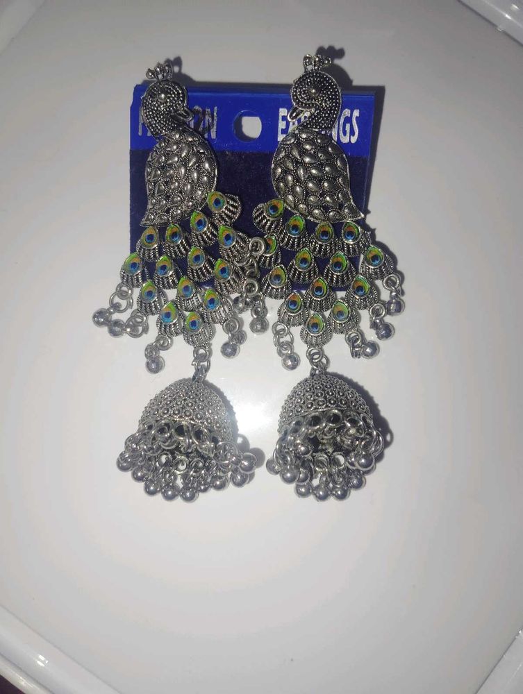 Antique Silver Earrings