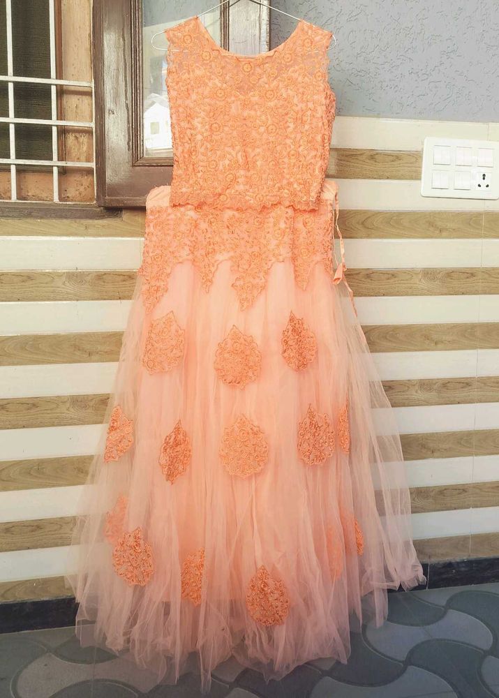 Crop Top With Lehenga Set