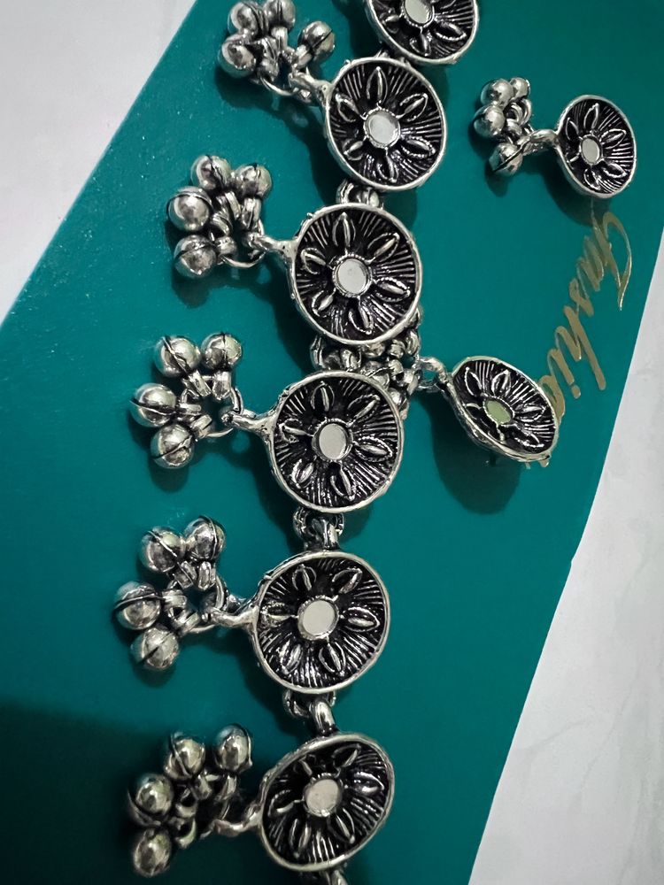 OXIDISED JEWELLERY SET