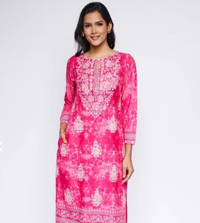 Beautiful Pink Itse Kurta! 🩷