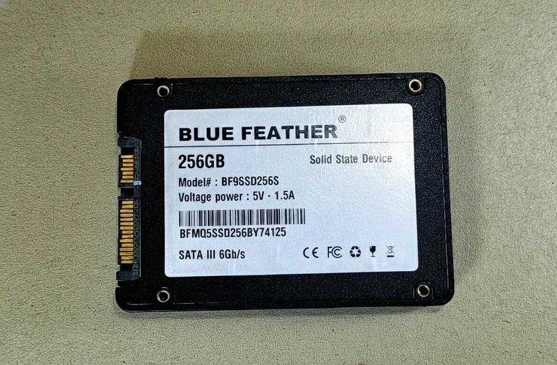 BLUE FEATHER 256GB SATA III Solid State Drive(SSD)