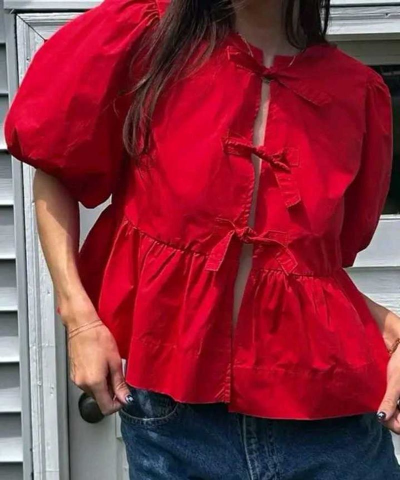 Trendy Red Top 🍒