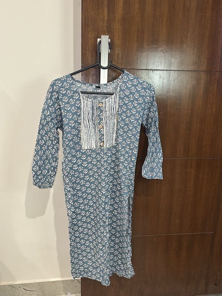 Floral Print Kurta