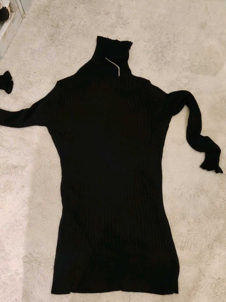Black Turtleneck Dress