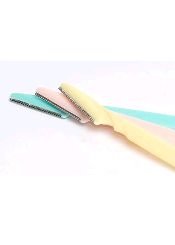 Twinkle Eyebrow Razor 3pcs Multicolor