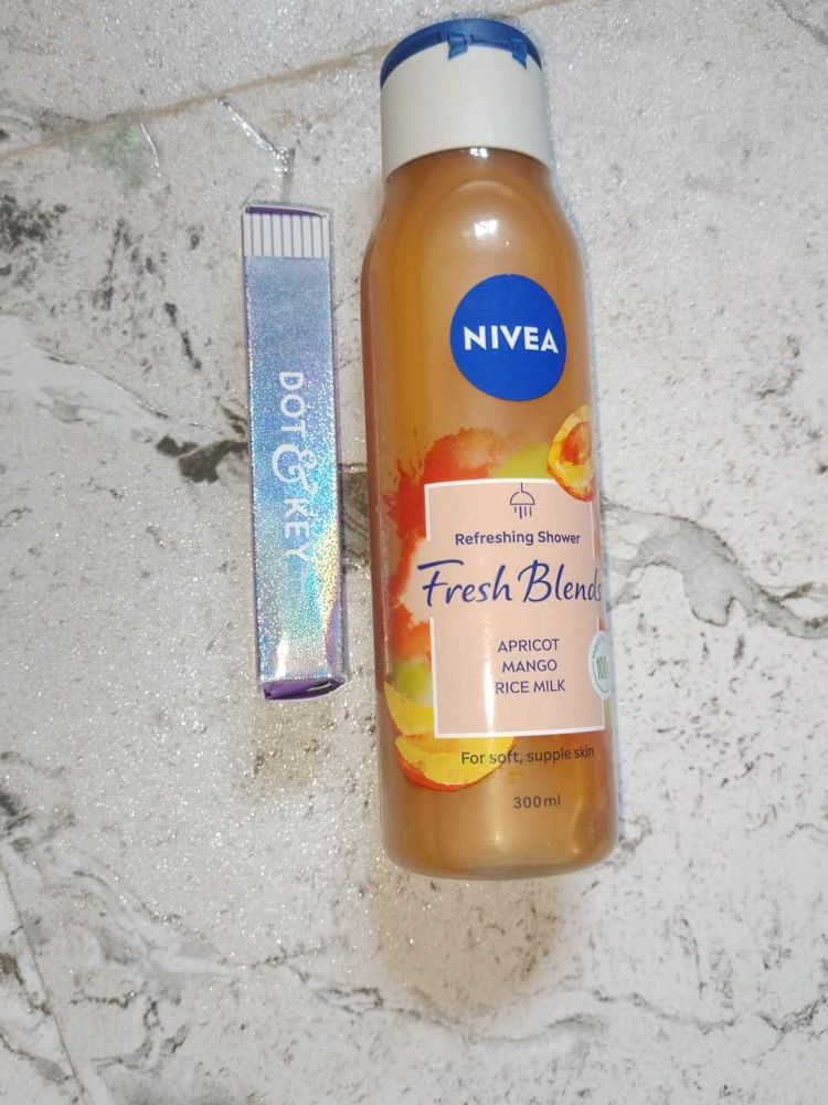 Nivea Fresh Blends Shower Gel And Dot &amp; Key