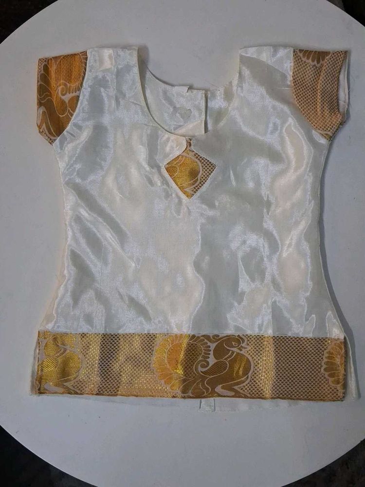 Girls&#39; Festive Top And Skirt