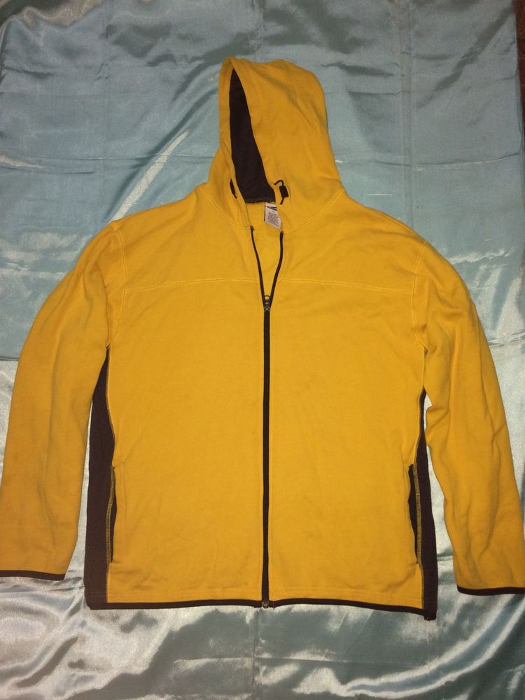 OLD NAVY UNISEX YELLOW ZIP-UP HOODIE