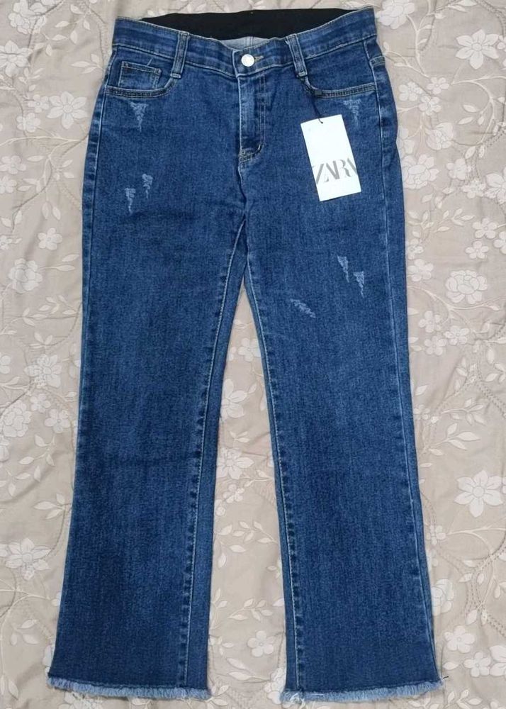 Blue Distressed Jeans