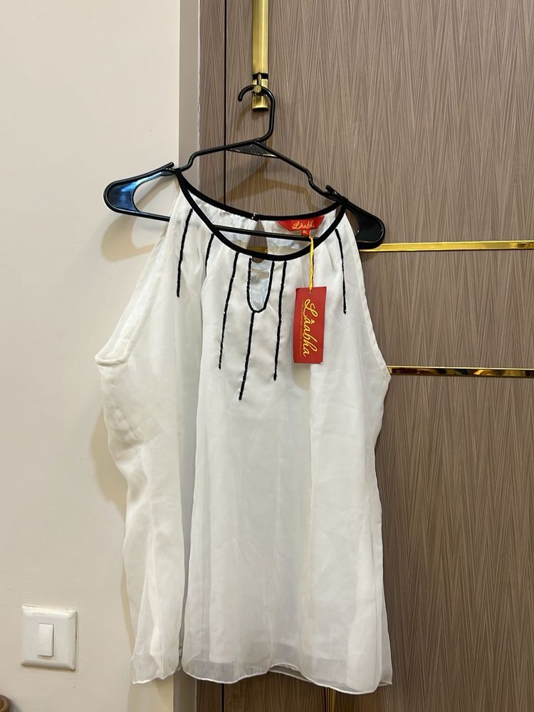 Laabha White Top With tag