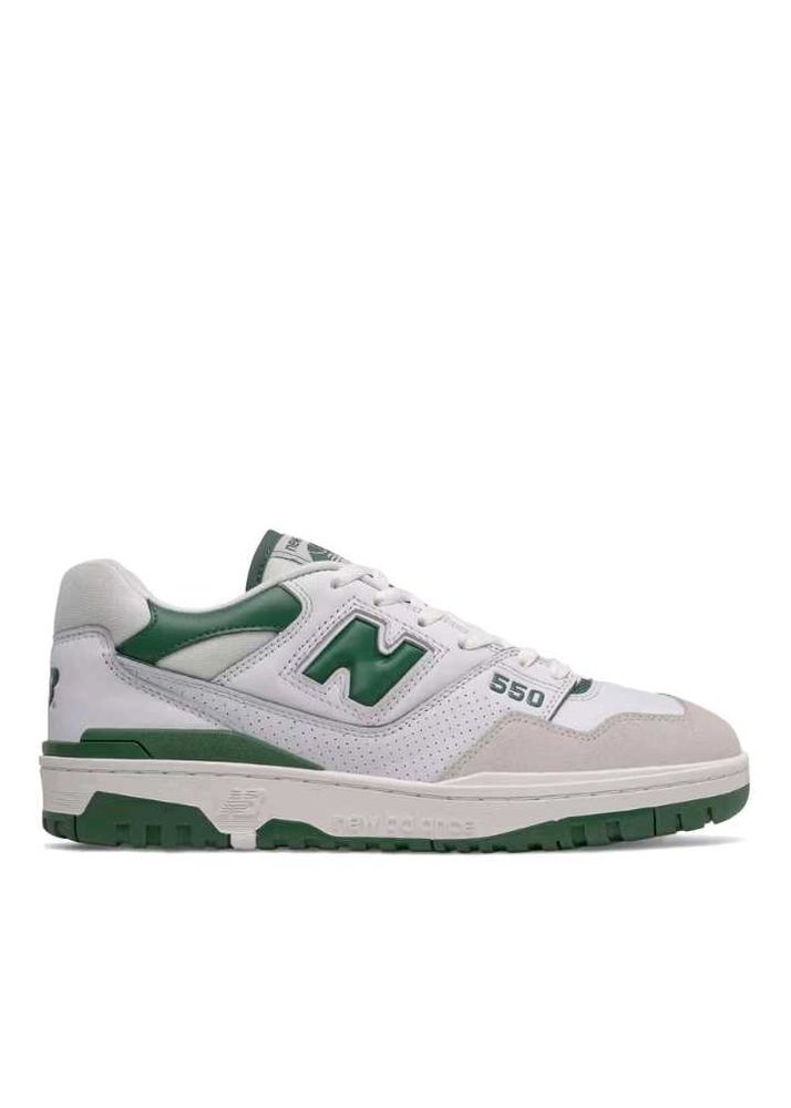 New Balance 550 White/Green Sneakers