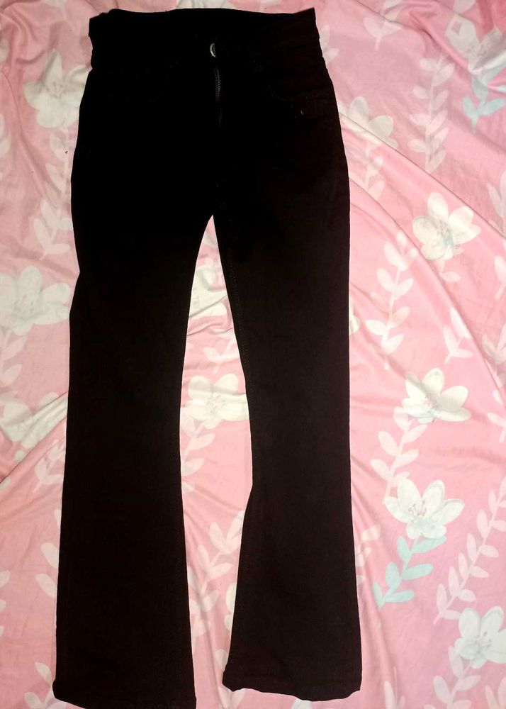 Black Flared Jeans