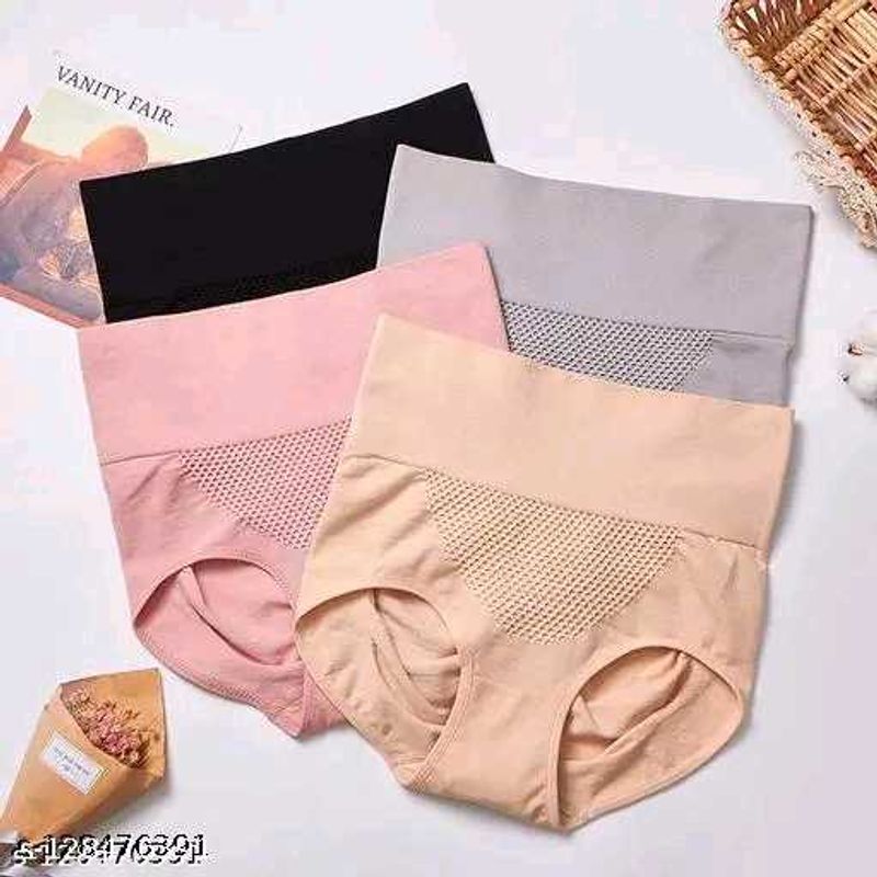 High Waist Panties (Set of 4)