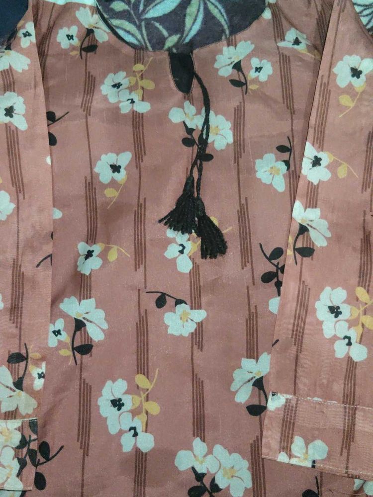 Floral Print Kurta
