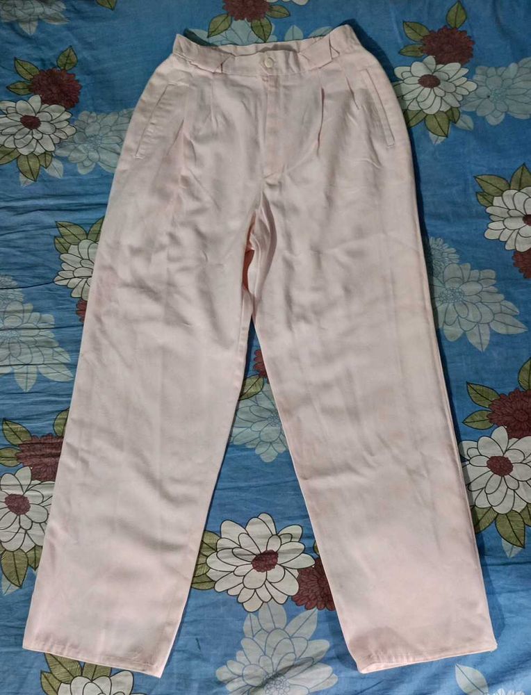 Pink Casual Pants