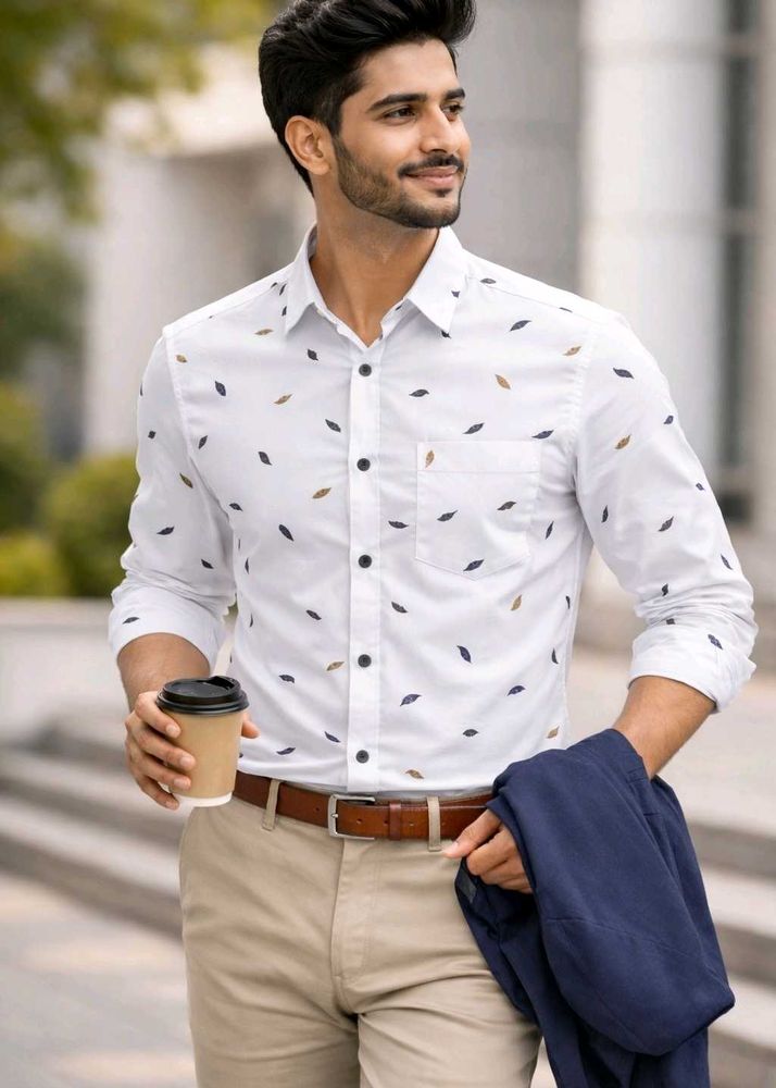Men's Stylish Printed Casual Shirt