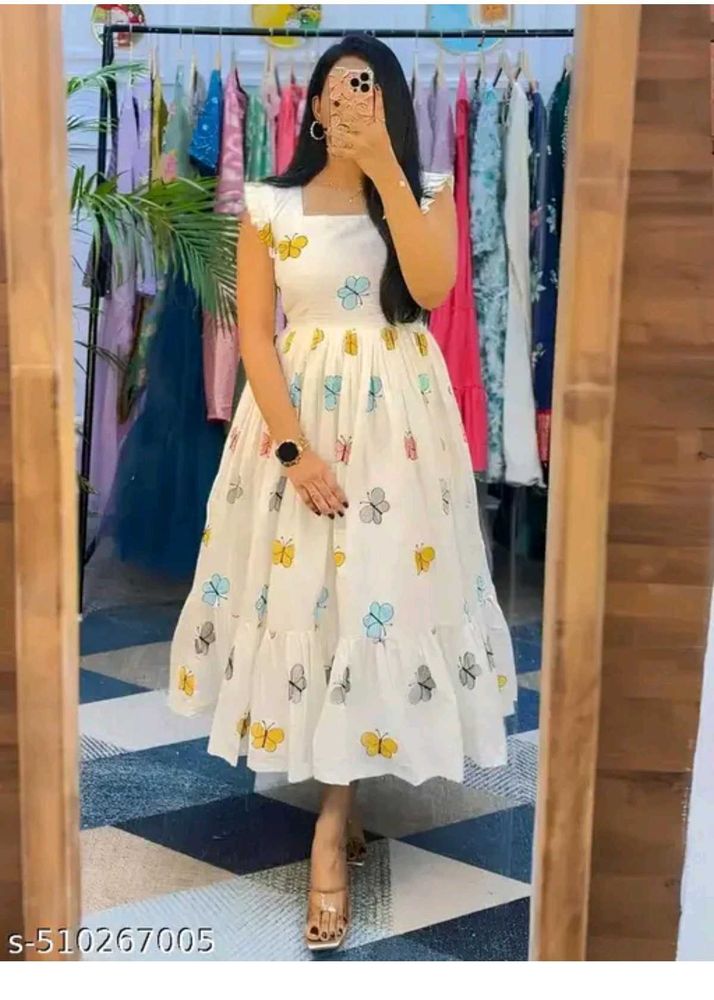 Butterfly Print Dress