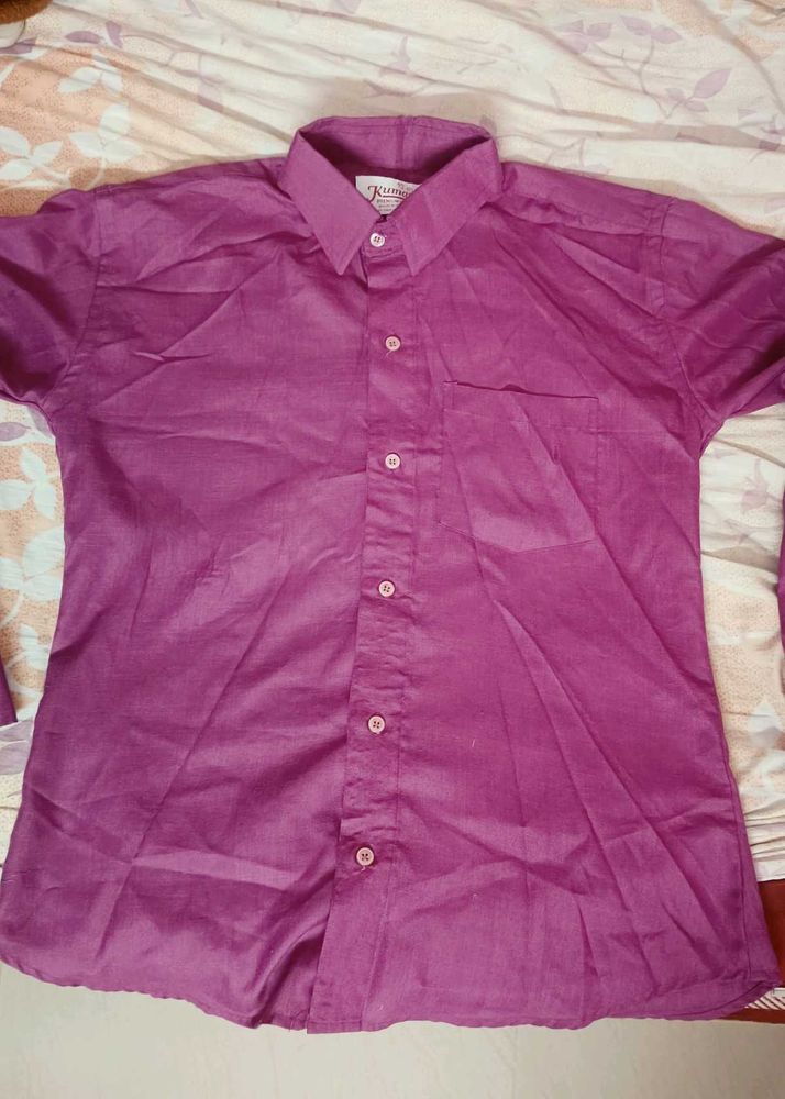Purple Casual Shirt