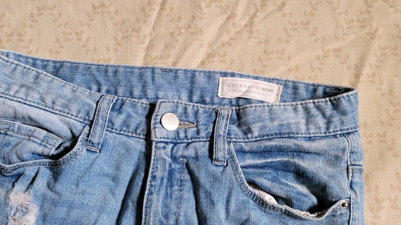 Ankle Skinny Fit Jeans For Women