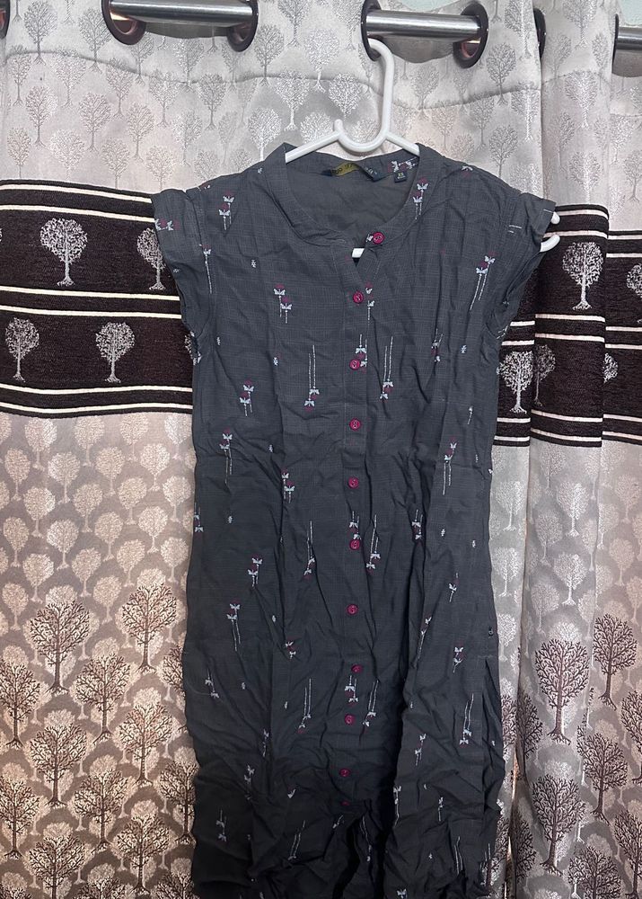 Casual Button-Down Dress