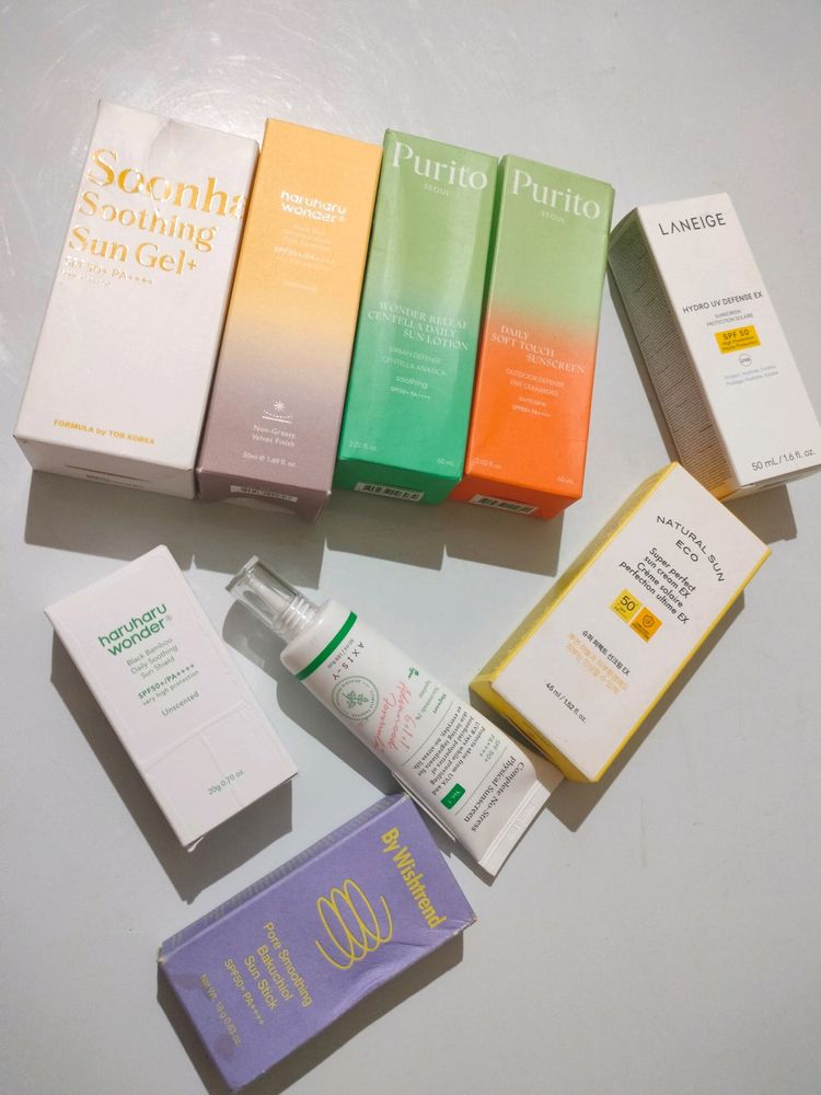 All Sunscreen Available ( Random Price)
