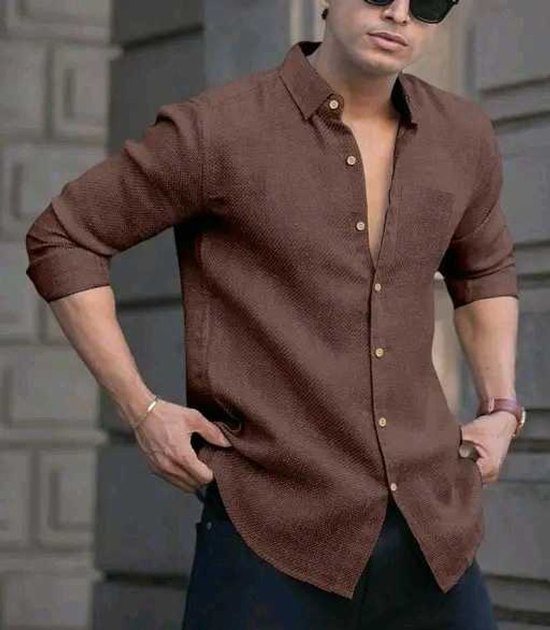 Stylish Brown Casual Shirt