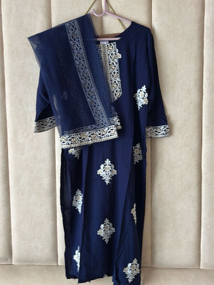 Blue Kurta Set