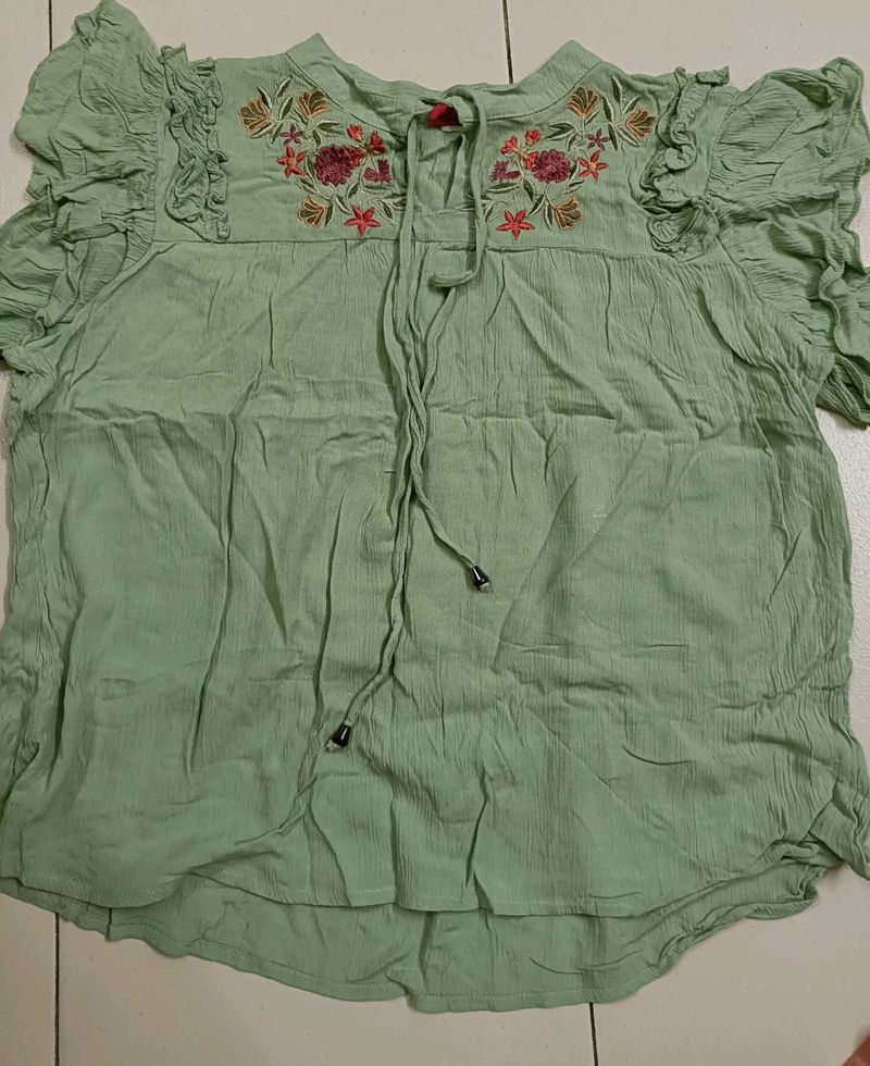 Embroidered Top