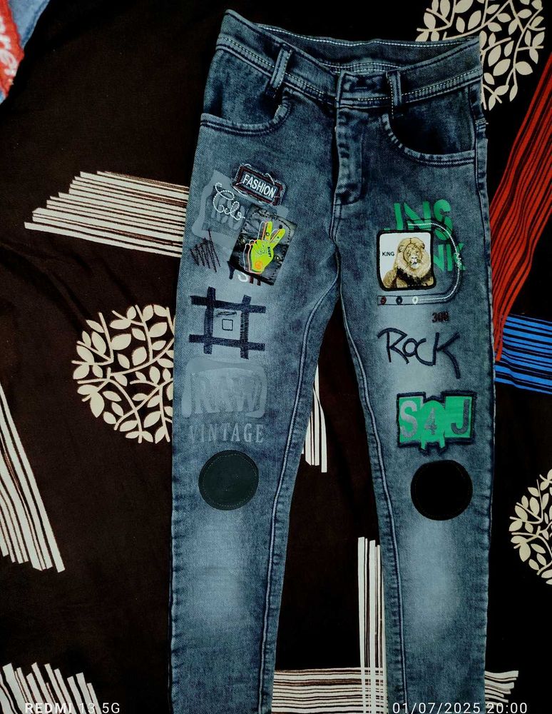 Boys&#39; Graphic Print Jeans
