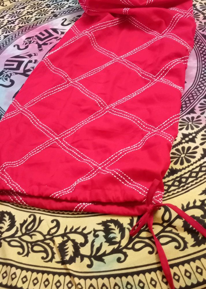 Handmade Kantha stitch Side Pillow Cover