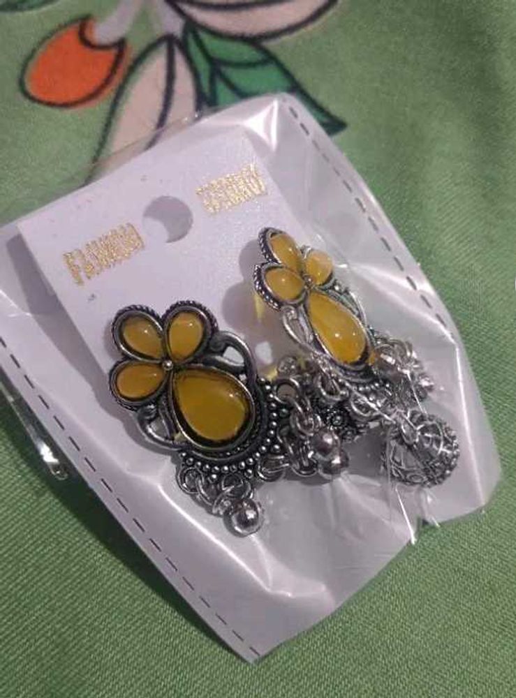 💫Combo 6 Boho Jhumka Earring Set😍
