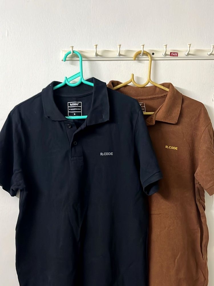 2 R.Code Polo Shirts -Roadster R.Code