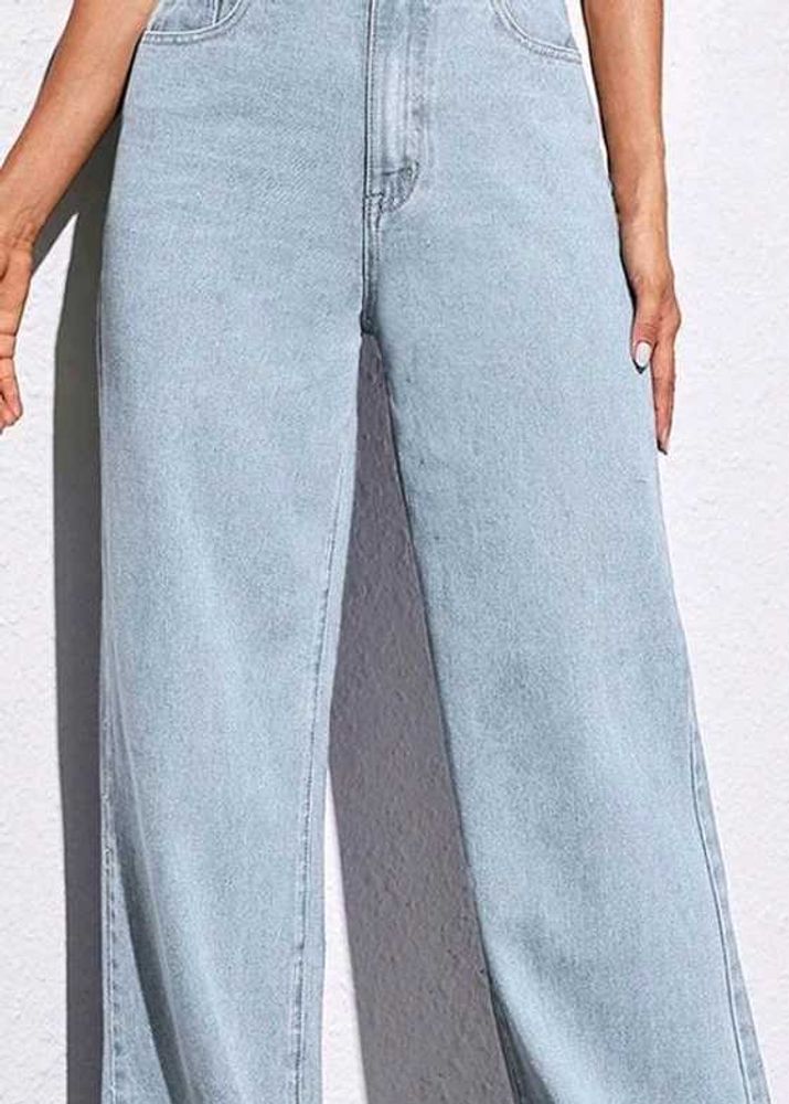 Light Blue Wide Leg Jeans
