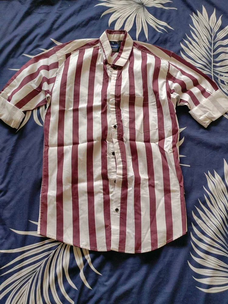 Patterned Full Shirt Men (Large)