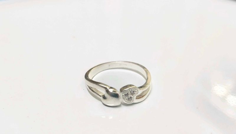 Pure Silver Heart Ring💍💓