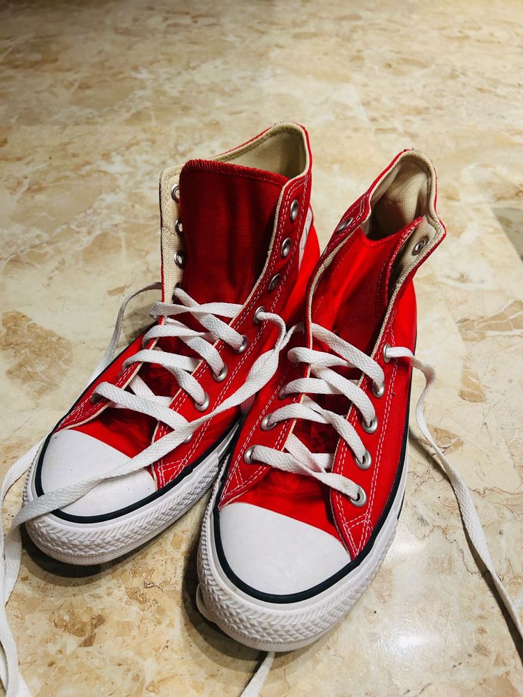 Brand New Red Converse