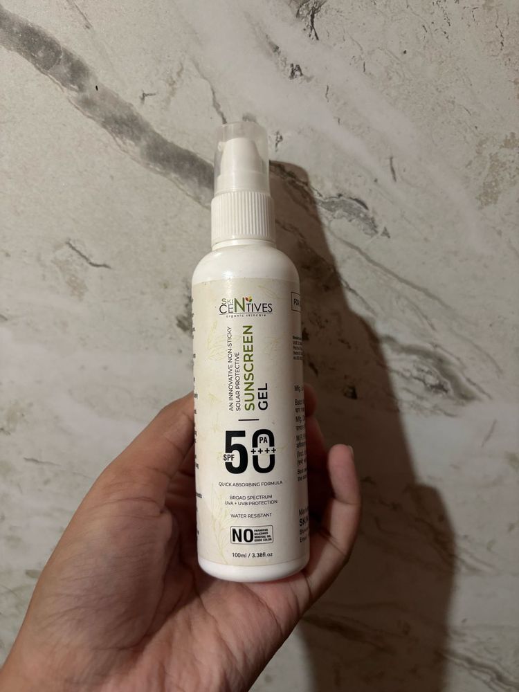Transparent Gel Sunscreen