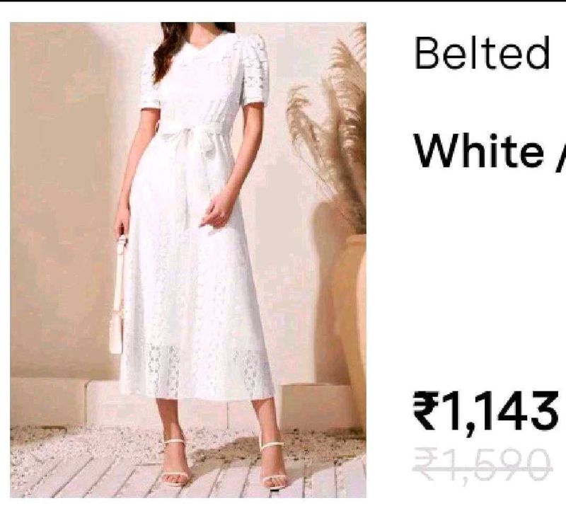 Pretty Urbanic White Dress