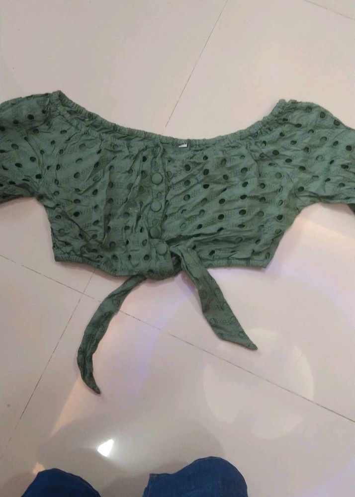 Artistic Crop Top