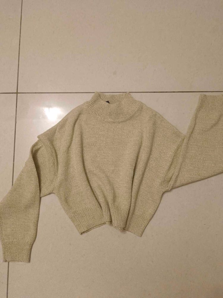 H&amp;M Cropped Knit Sweater