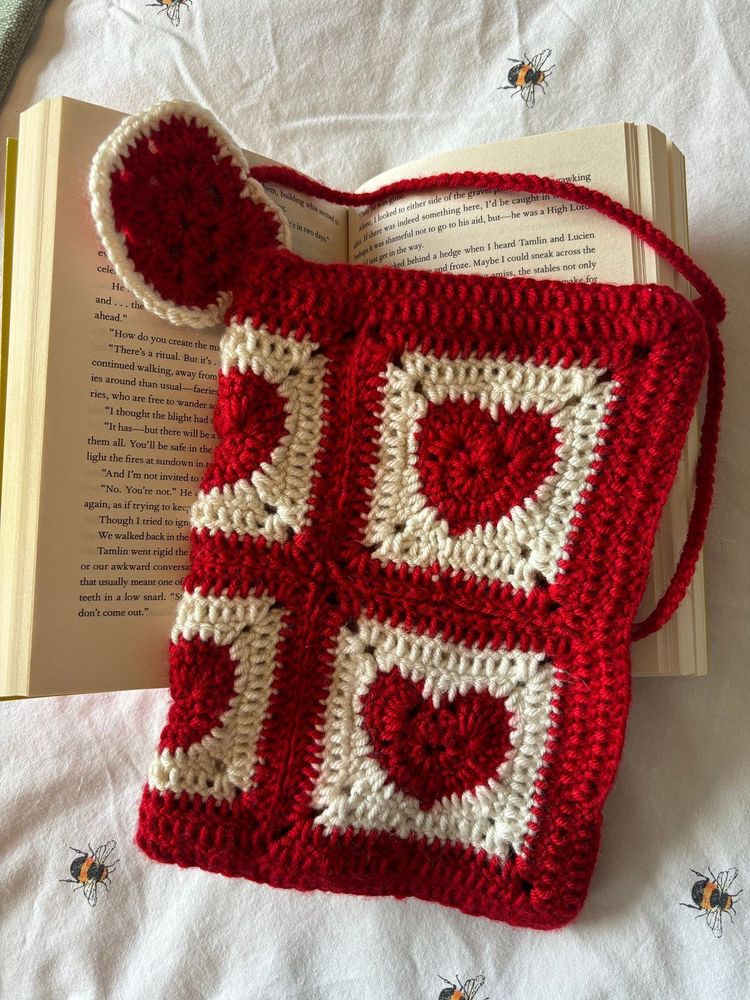 Crochet Book Cover
