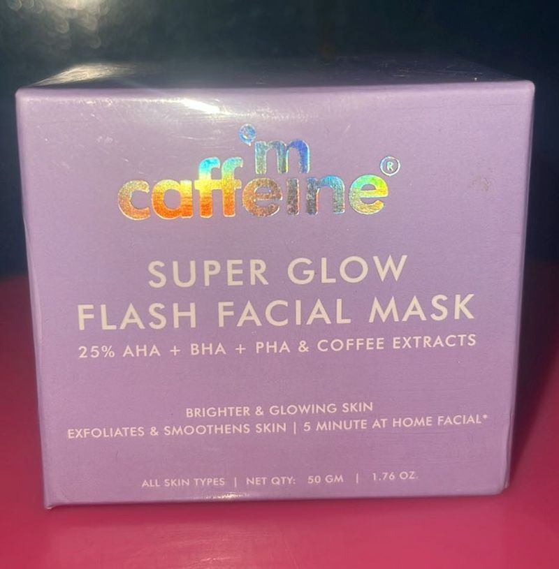I&#39;m Caffeine Super Glow Flash Facial Mask Unopened