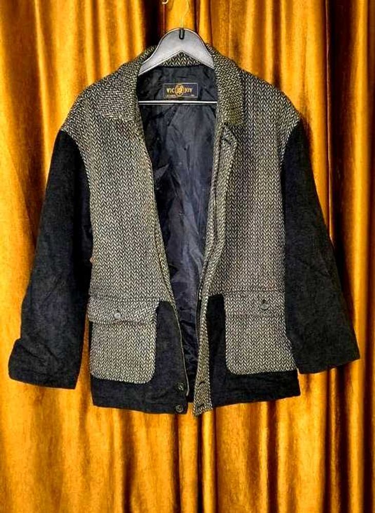 Vintage Wool Blend Jacket Size 44 inches